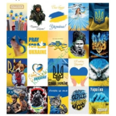 Блокнот на бічній пружині картонна обкладинка А6 80 стор., мікс малюнків, 10 штук