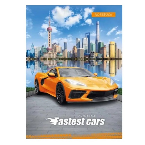 Блокнот тверда обкладинка CARS А6 Рюкзачок, 176 арк., мікс дизайнів