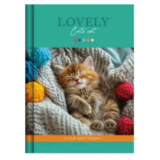 Блокнот тверда обкладинка Cute Cat А6 Рюкзачок, 48 арк., мікс дизайнів