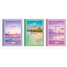Блокнот тверда обкладинка SUNSET А6 Рюкзачок, 176 арк., мікс дизайнів