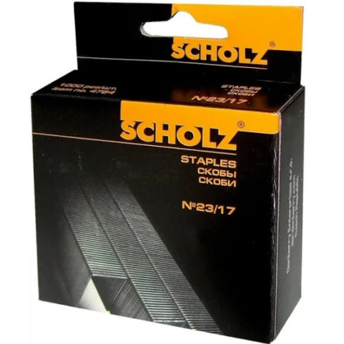 Скоби для степлера, №23/17, Scholz, 1000 шт