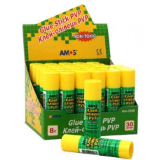 Клей-олівець Amos, 8 гр, PVP основа