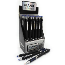 Ручка кулькова автоматична Piano PB-165, 0,7 мм, синя