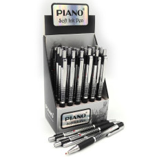 Ручка кулькова автоматична Piano PT-189, 0,7 мм, синя