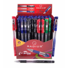 Ручки кулькові i-Pen Radius, 0,7 мм, мікс кольорів, 50 штук