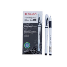 Ручки гелеві Original Aihao, 0,5 мм, чорні, 12 штук