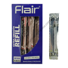 Стрижні Flair, 0,5 мм, 10 км, чорні, 10 штук
