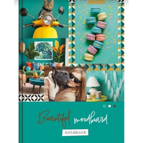 Зошит "Moodboard" Рюкзачок, А4, 176 аркушів, мікс дизайнів обкладинки