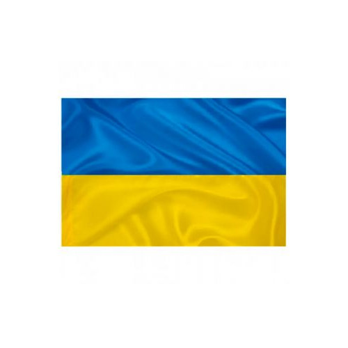 Прапор України, атлас, 140 х 90 см