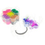 Набір для творчості Гумки для плетіння Rainbow Loom Квітка на 3 відділення, 2800 шт. 