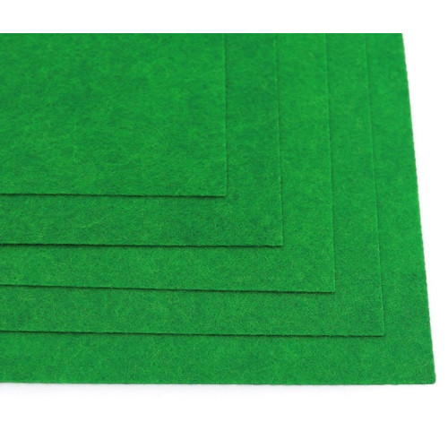 Набір фетру для рукоділля Hard Josef Otten, А4, 1,2 мм, 170 gsm, 10 аркушів, зелений