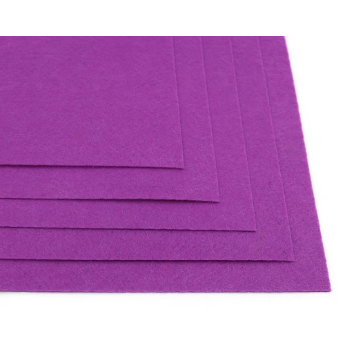 Набір фетру для рукоділля Hard Josef Otten, А4, 1,2 мм, 170 gsm, 10 аркушів, бузковий
