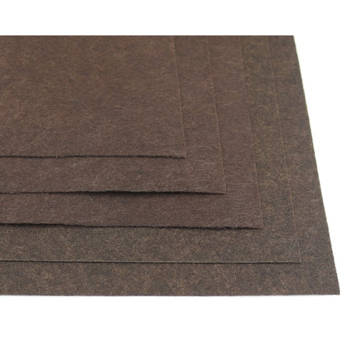 Набір фетру для рукоділля Hard Josef Otten, А4, 1,2 мм, 170 gsm, 10 аркушів, коричневий