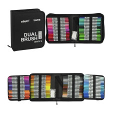 Набір акварельних двусторонніх маркерів в сумці Dual Brush,100 кольорів