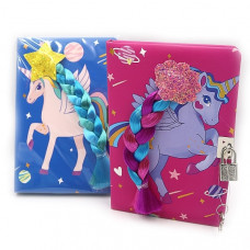 Блокнот на замочку Unicorn, В6, 80 стор.