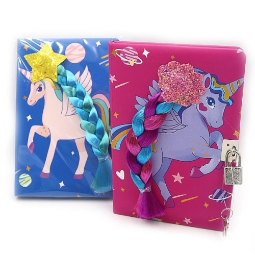 Блокнот на замочку Unicorn, В6, 80 стор.
