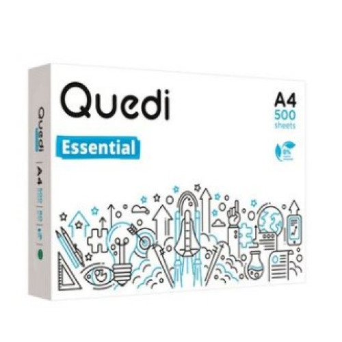 Папір офісний Quedi Essential, А4, 80 гр/м2, 500 аркушів