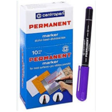 Маркер перманентний круглий Centropen, 1 мм, фіолетовий