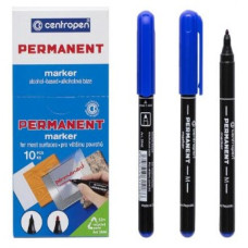 Маркер перманентний круглий Centropen, 1 мм, синій