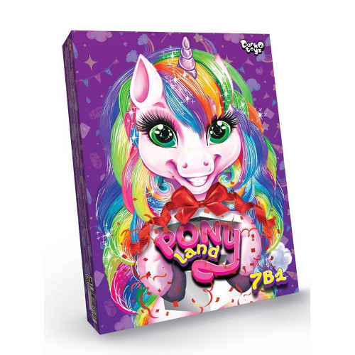Гра настільна Pony Land 7 в 1 Danko Toys