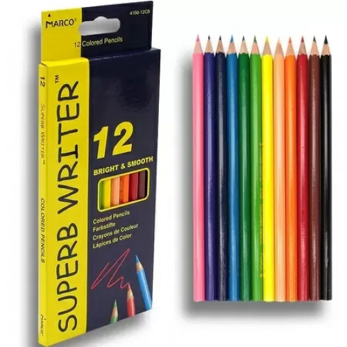 Олівці Superb Writer Marco, 12 кольорів