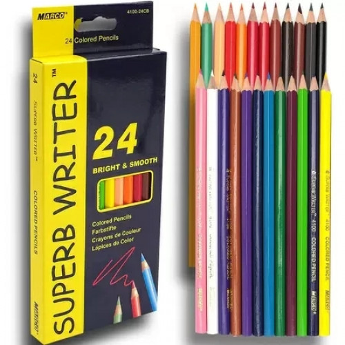 Олівці Superb Writer Marco, 24 кольори