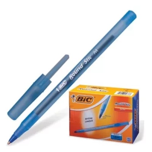 Ручка кулькова Round Stic Classic Bic, 1 мм, синя